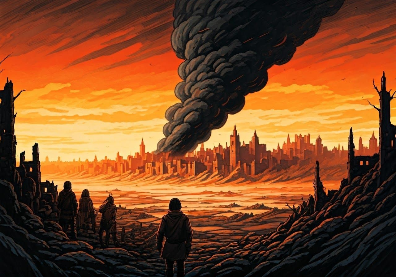 Dark Fantasy Ruins: A 1970s D&D Book Cover