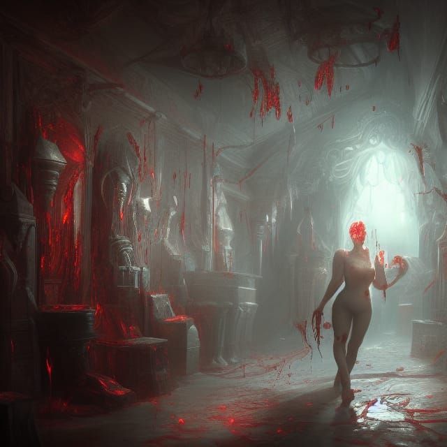 Dark Fantasy Locker of Blood and Body Parts