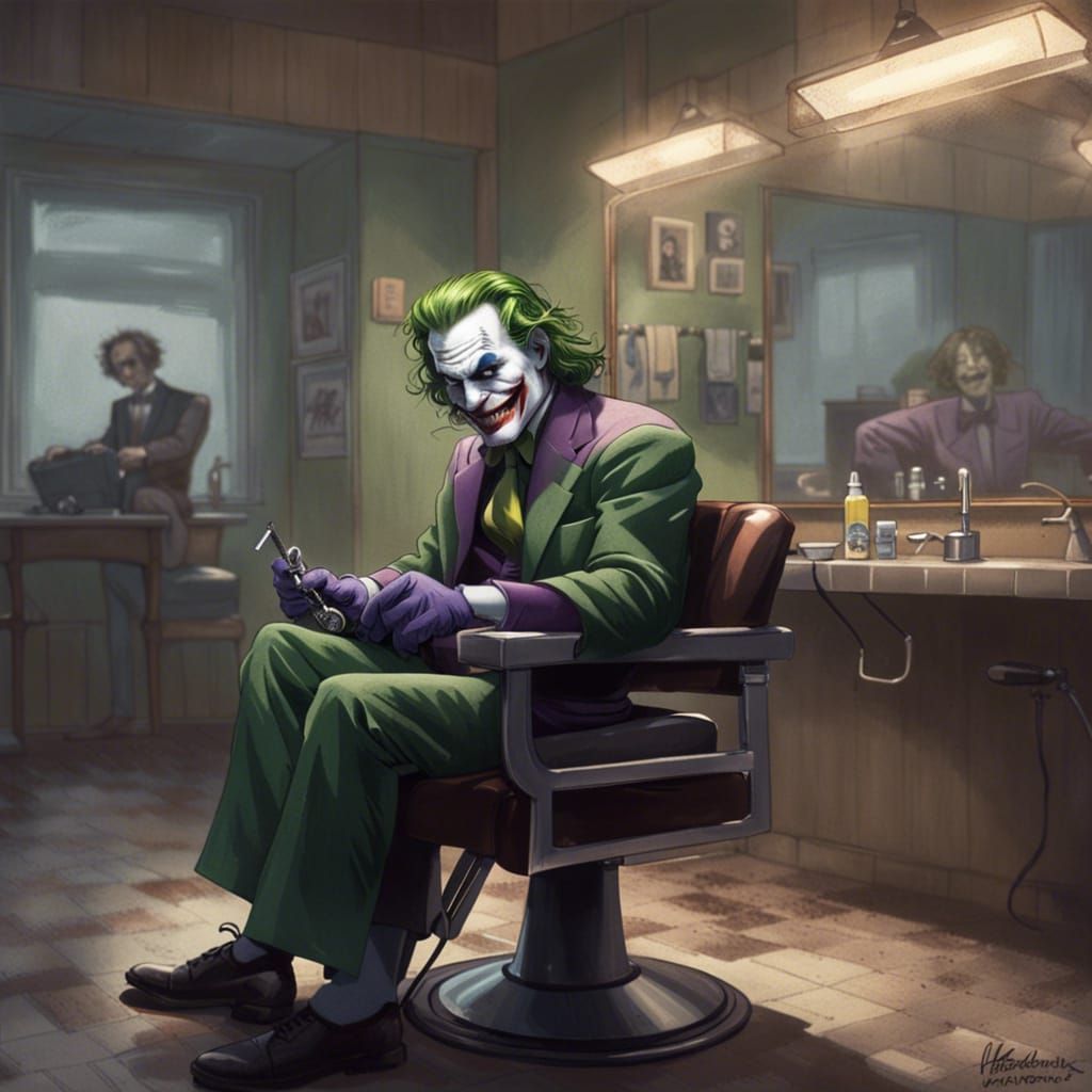 The Joker's Close Shave: Batman as Barber