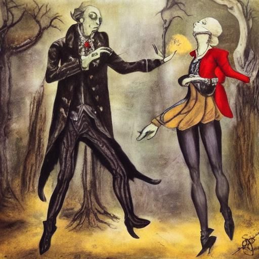 Vampires Play the Bloody Blues: Street Art