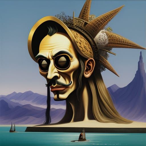 Surreal Lemons in a Dali-esque Landscape