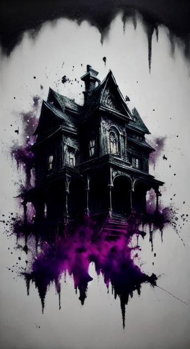 Vampire Skull with Shadowed Sketch Effect