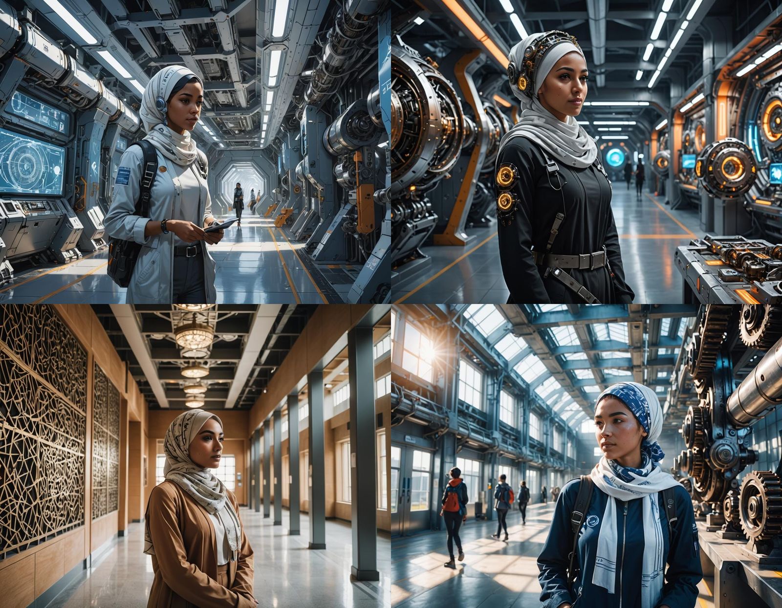 Muslim Student in Modern Engineering University