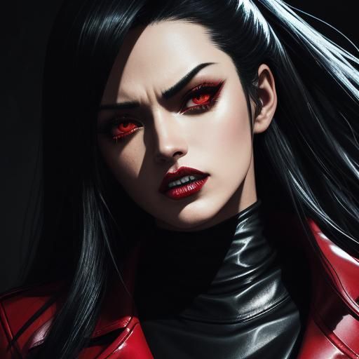 Manga Woman Reveals Monster Heart in Studio Trigger Style