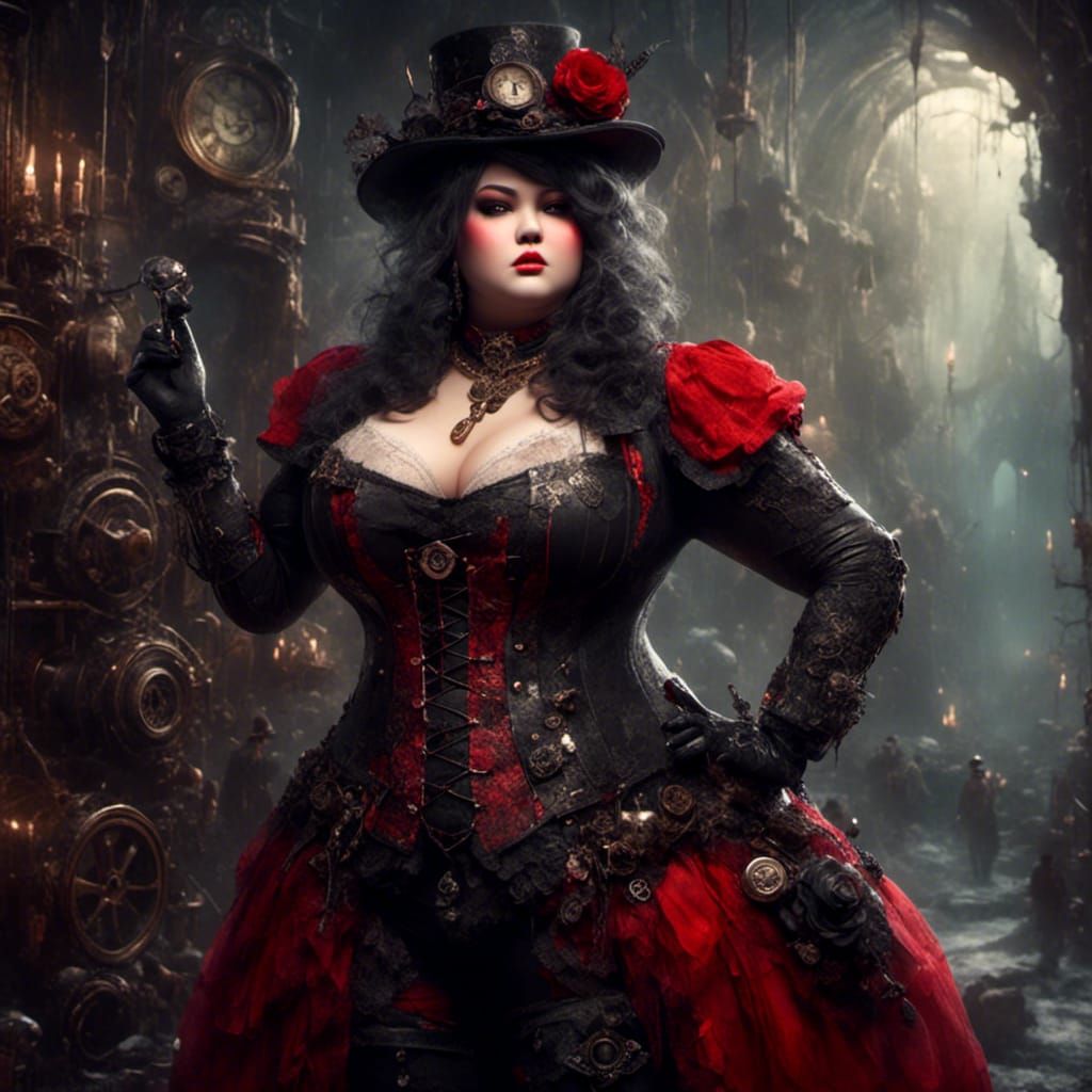 Bbw curvy steampunk