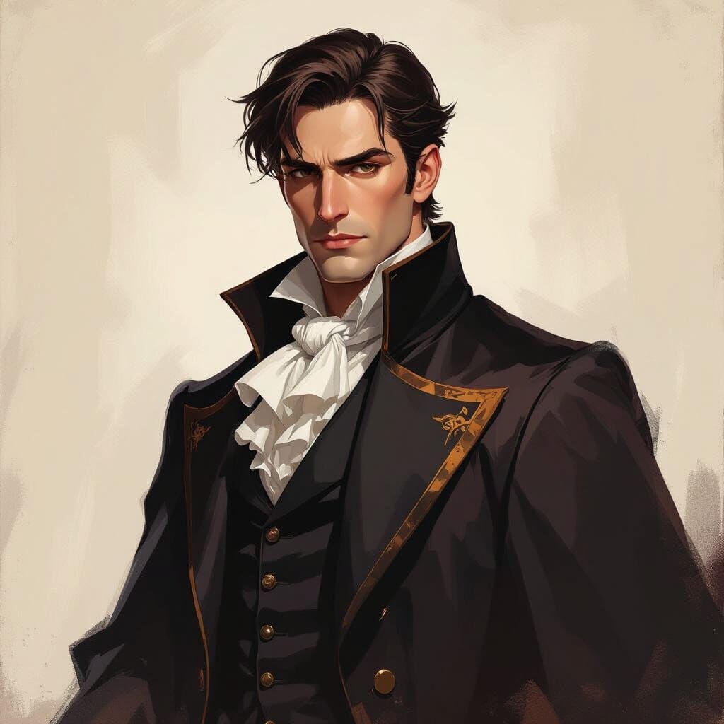 Barok van Zieks Oil Painting in Dramatic Realism Style