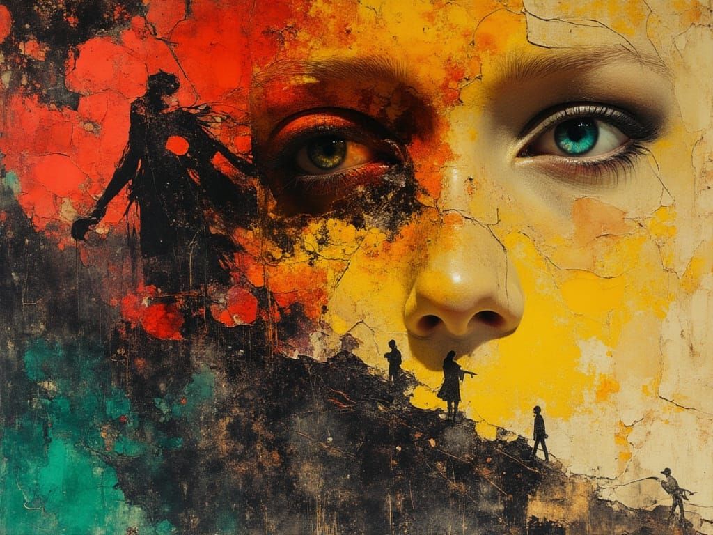 Vibrant, High-Definition Stillness in Dramatic Cinematic Lig...