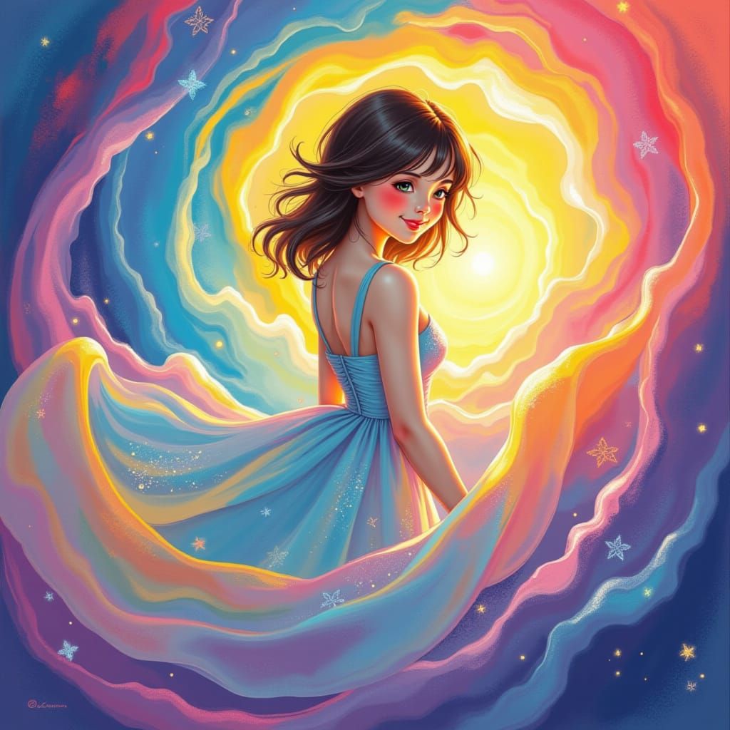 Surreal Whimsy in Iridescent Splendor