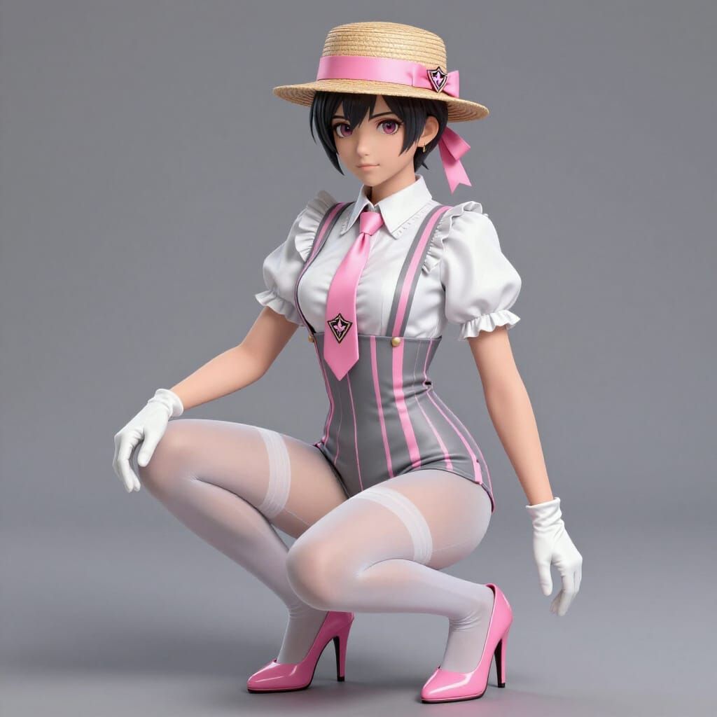 Diamond Academy Uniform: 3D Anime Art