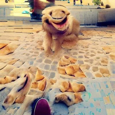 Abstract Image Generated From a Blank Prompt