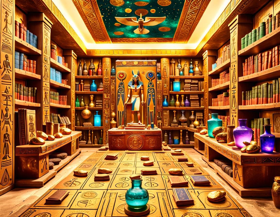 Egyptian Tomb Filled with Ancient Treasures