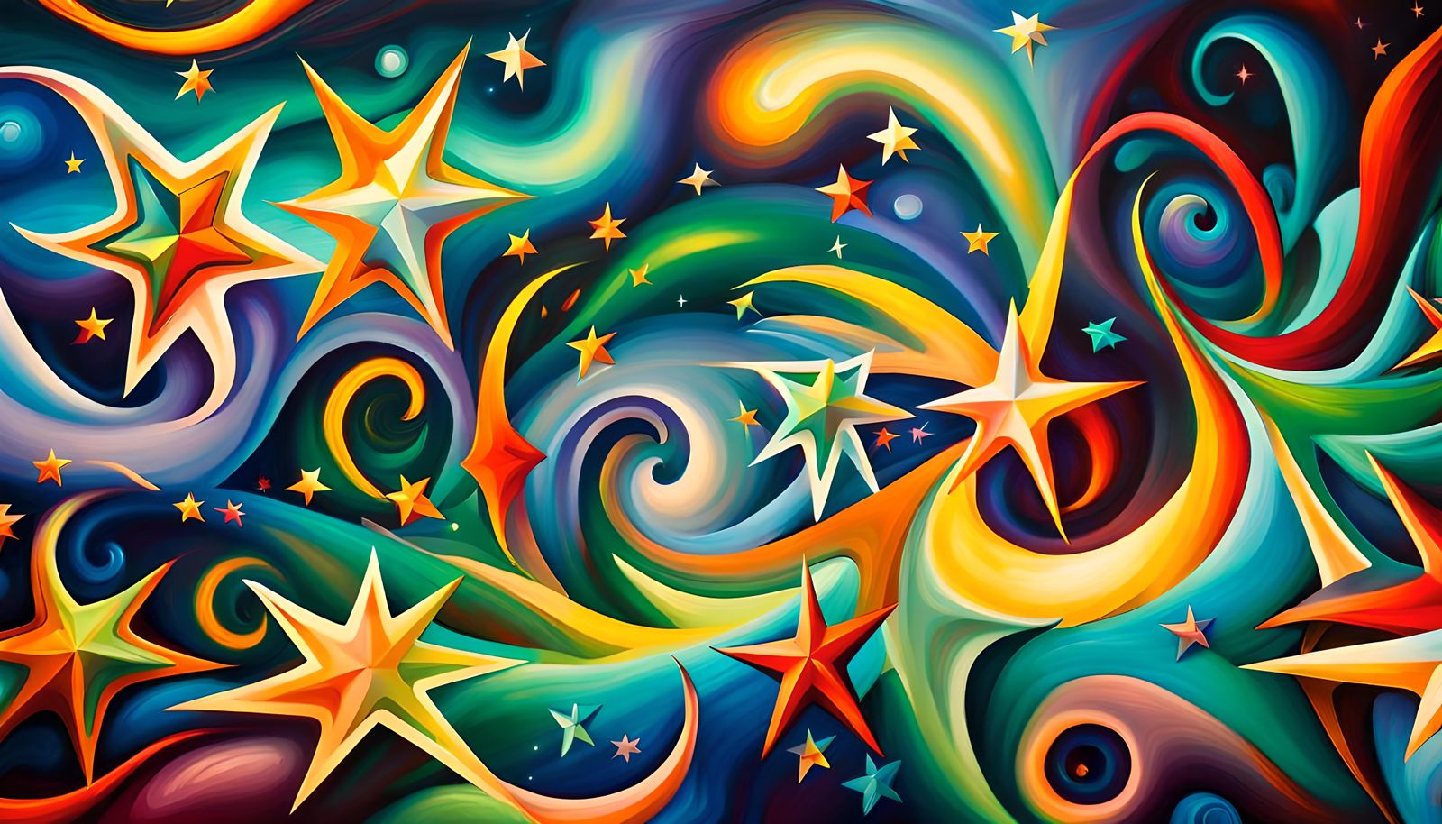 Swirling Stars in Electromagnetic Plasma: Naive Folk Art