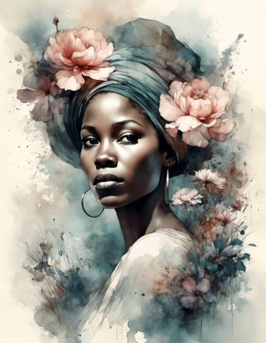 Amira | 🇸🇩 portrait (Sketch Artist)