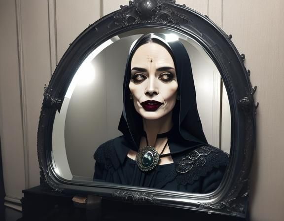 evil woman in the mirror