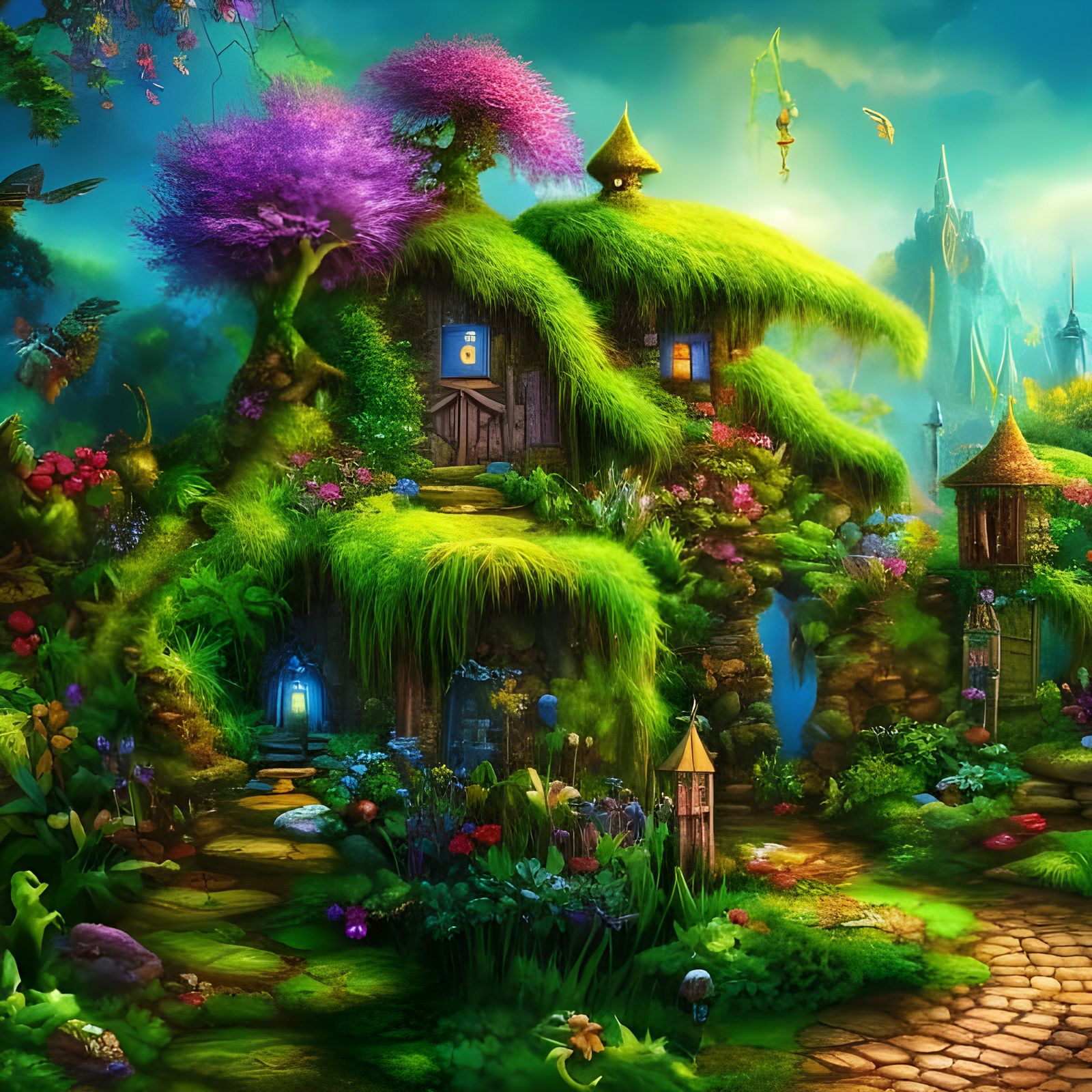 Fantasy Fairy garden π±πΏβοΈπ