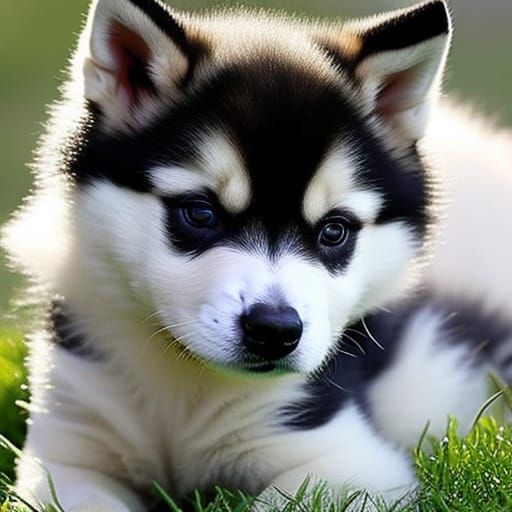 Adorable Husky Puppy Image
