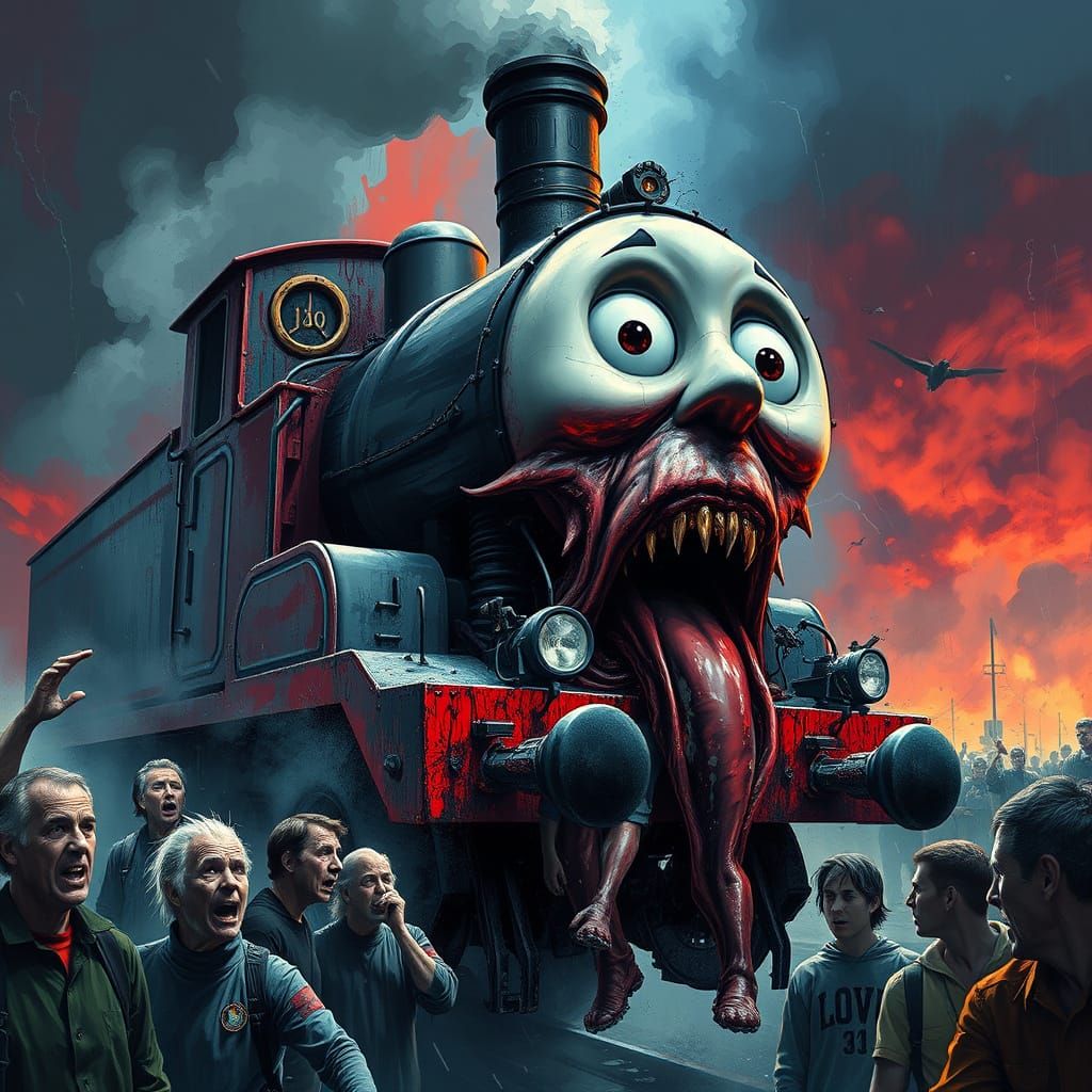 Eldritch Horror Train Consumes All