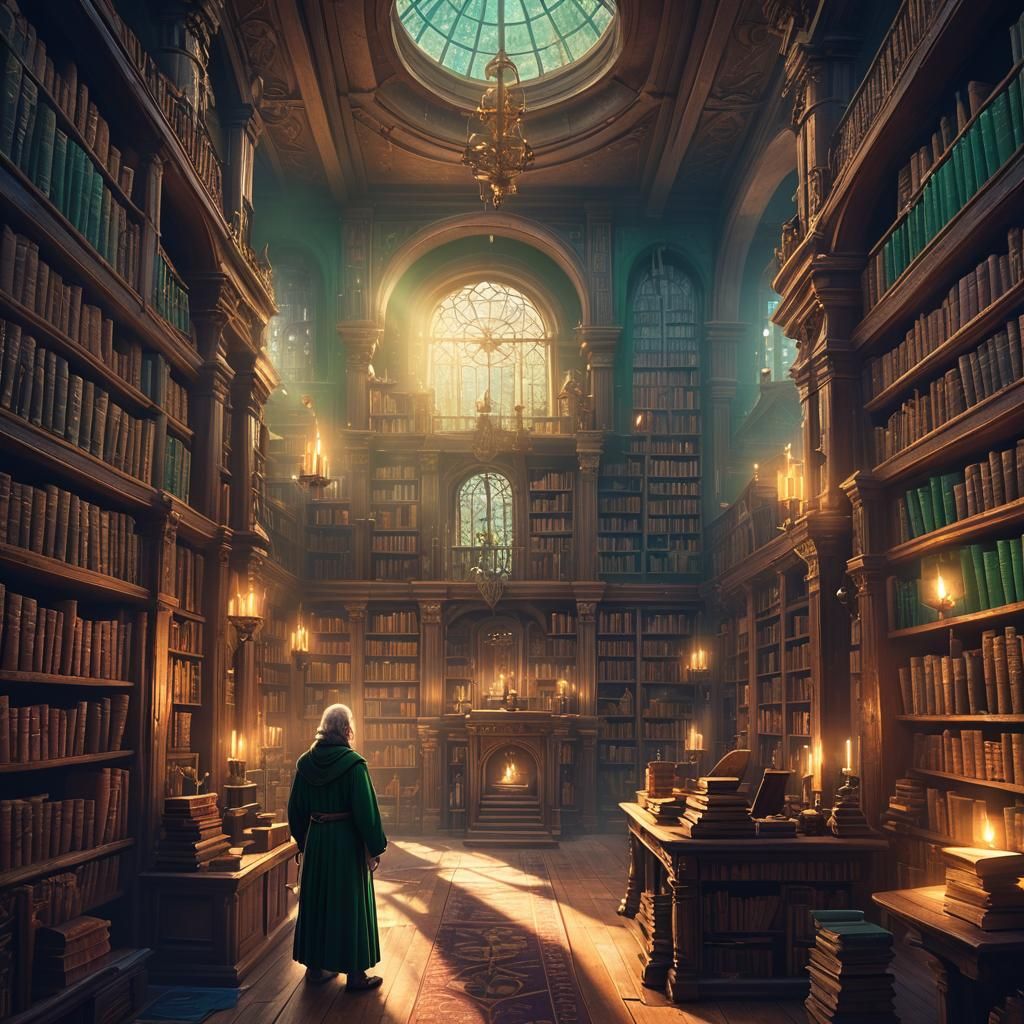 The Best Teacher in a Mystical Library