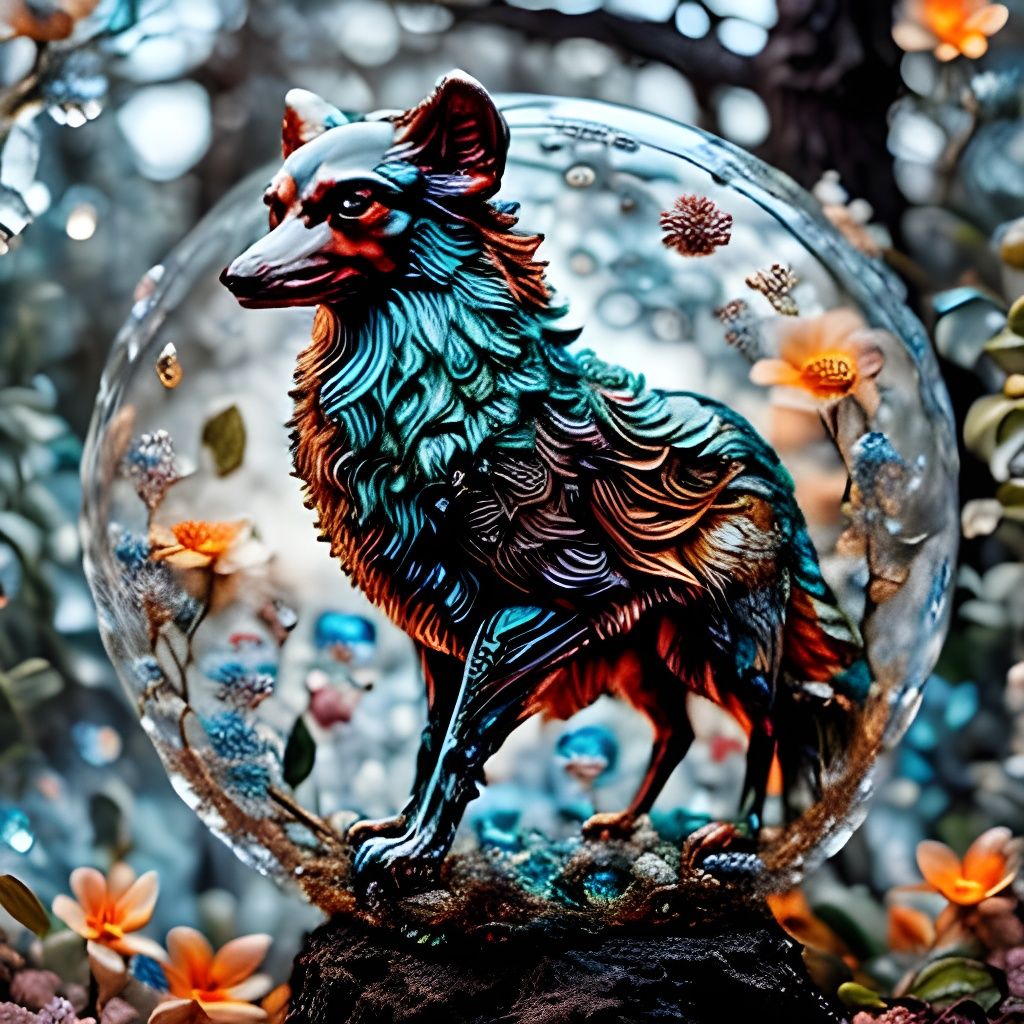 Ultra Realistic Glass Bokeh DSLR Photography