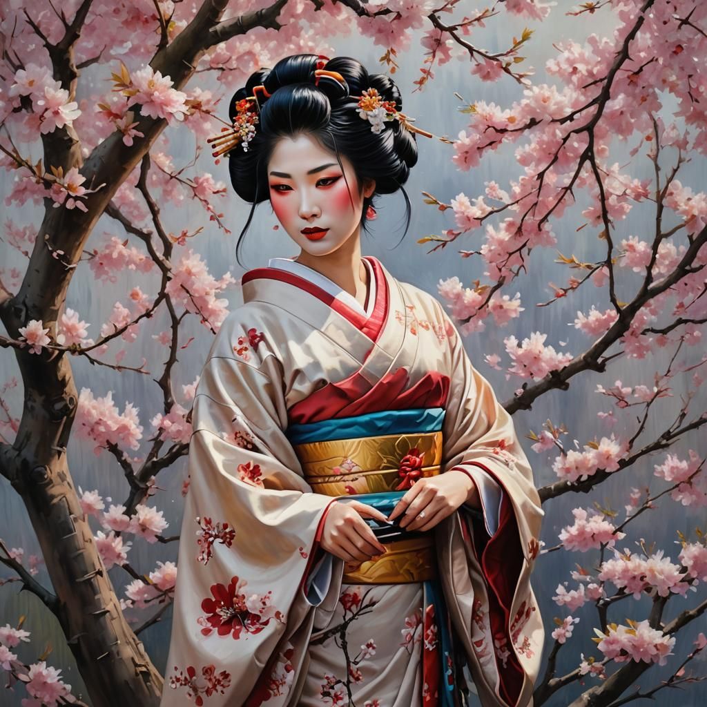 Lovely Geisha Girl