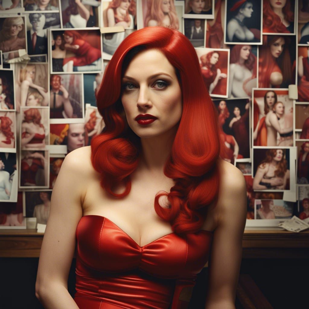 Hyperrealistic Portrait of Jessica Rabbit
