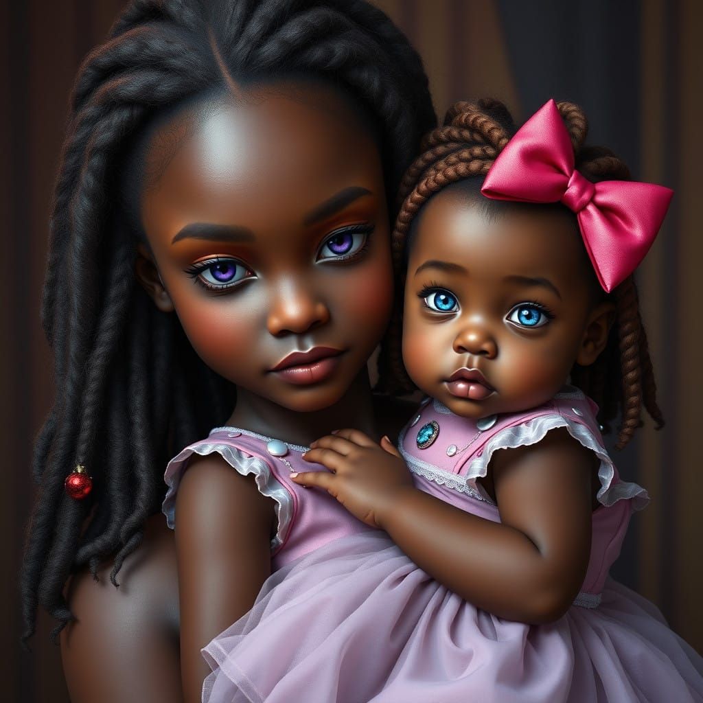 Mothers and Daughters Unite in Whimsical Holiday Portrait