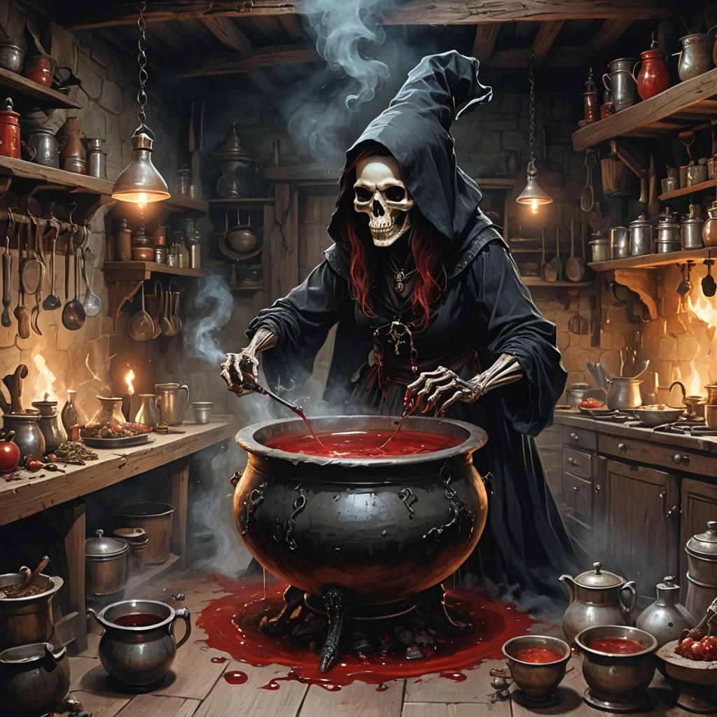 witch cooking