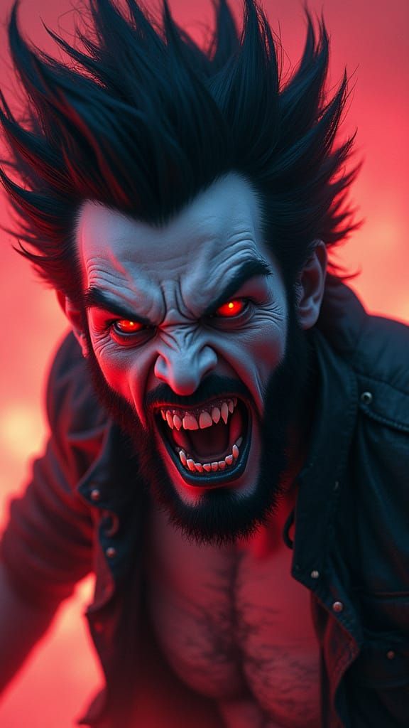 Ferocious Antihero in Explosive Cinematic Moment