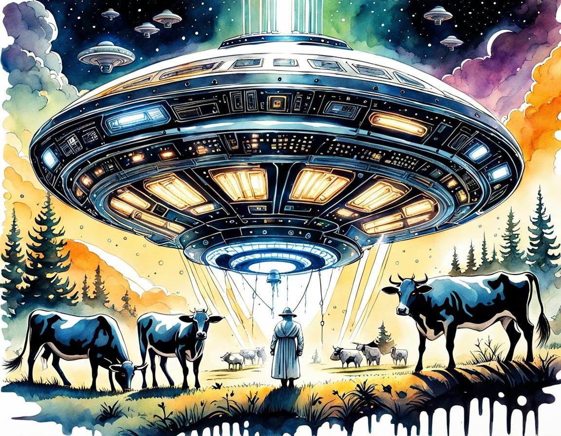 Alien Invasion: Stealing Cows!!! #2