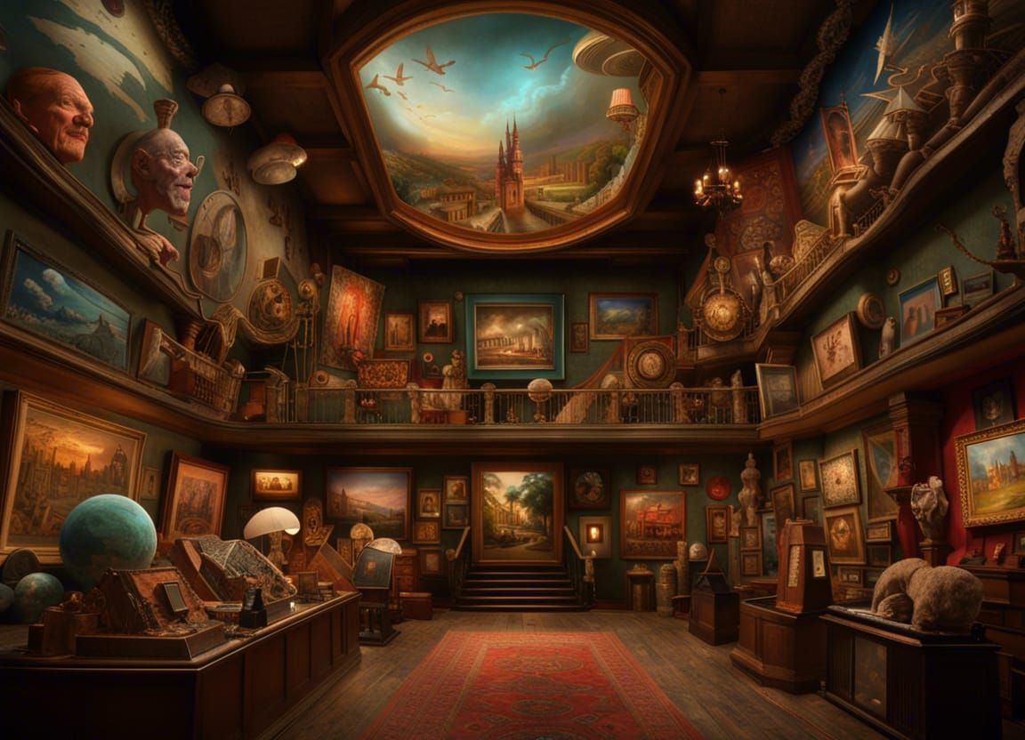 Cinematic Museum of Bad Art Digital Painting
