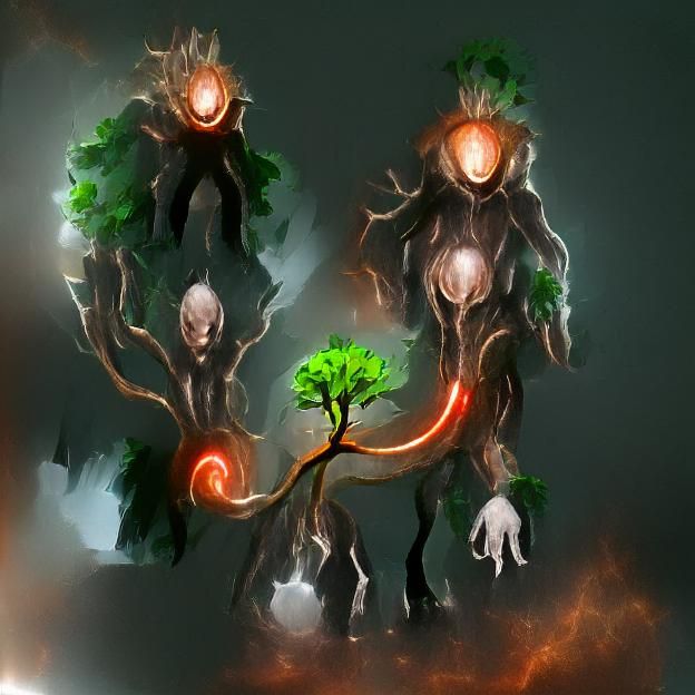 Lycium Tree Concept Art Illustration