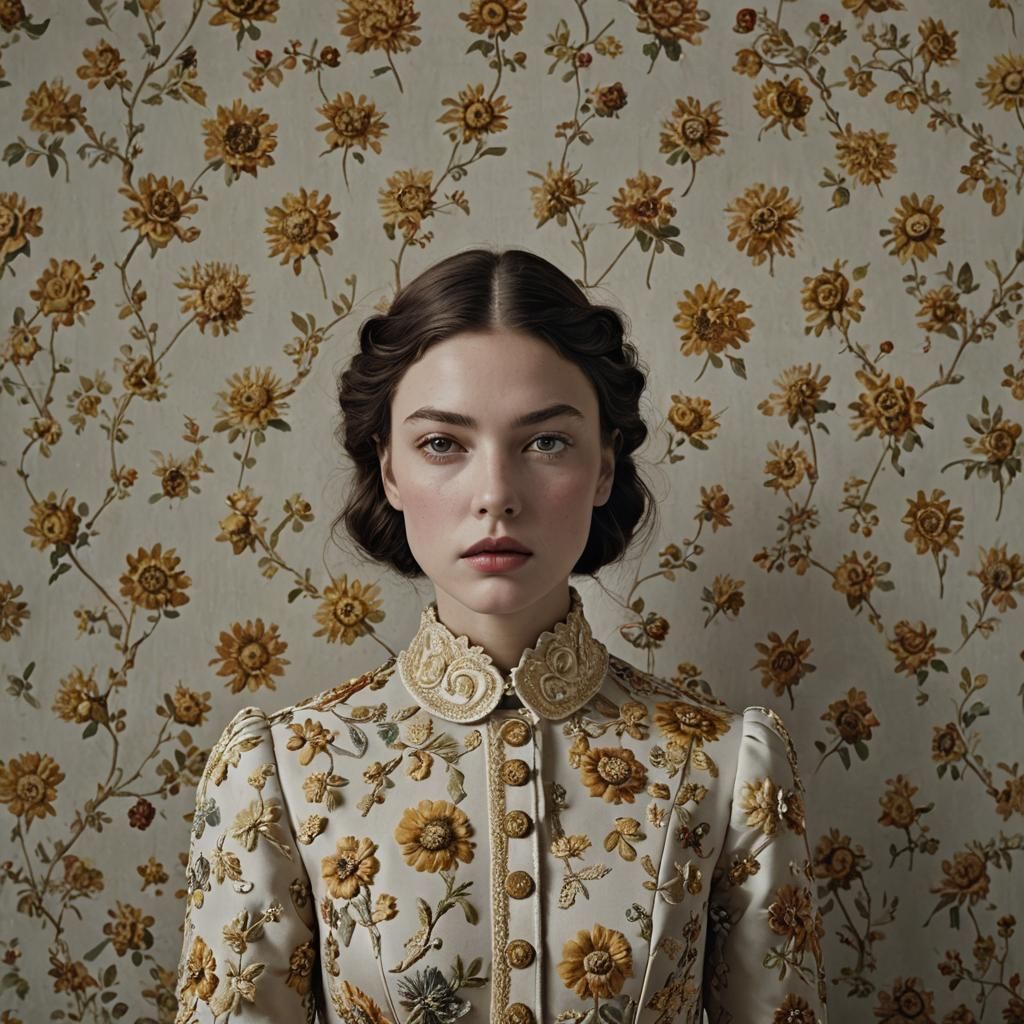 Fashion-Inspired Portrait Combining Fine Art Photography