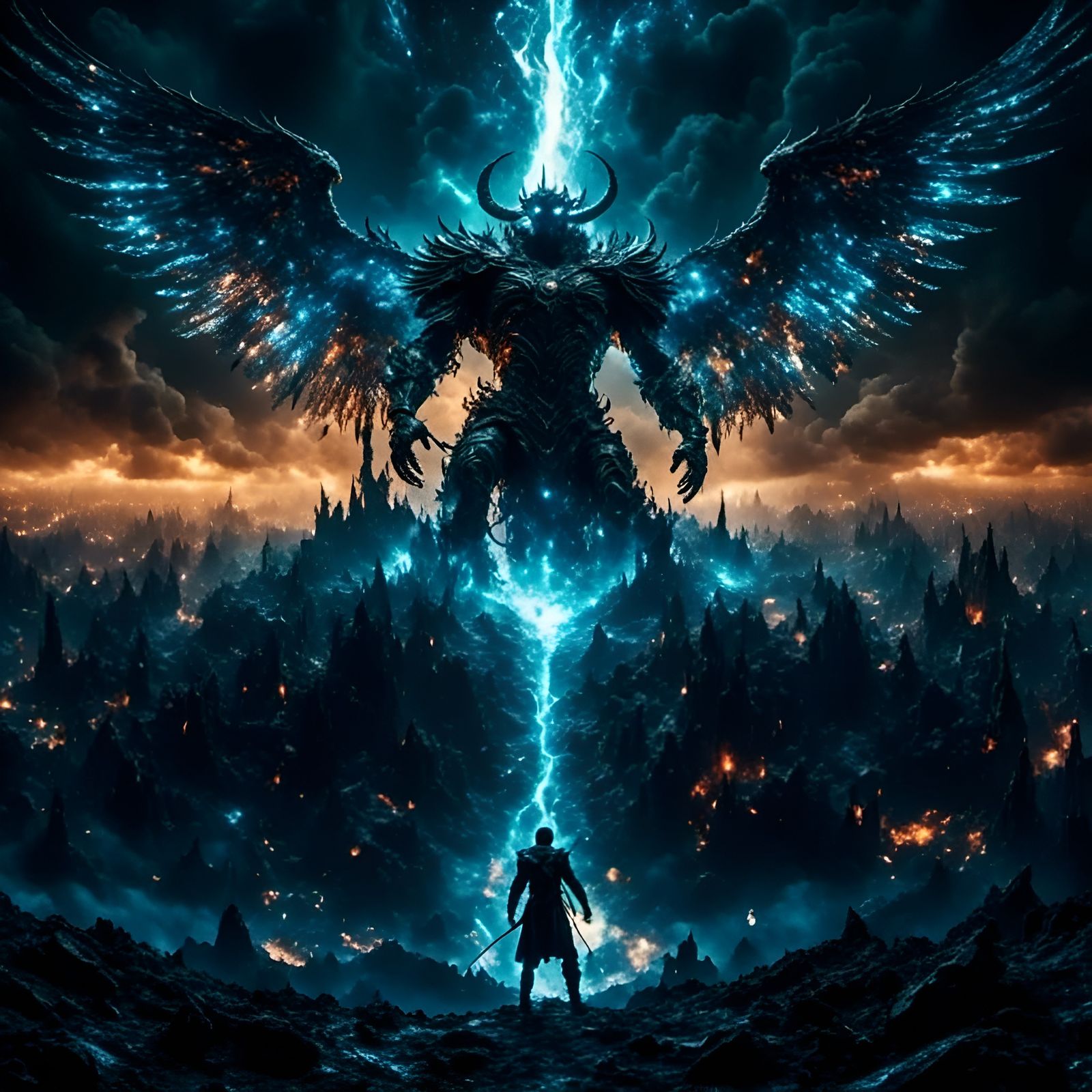 Demi-God of Order Battles Chaos in Dark Fantasy