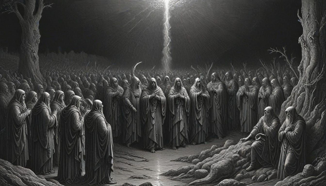 A Soul Confronts Material Greed in a Divine Realization