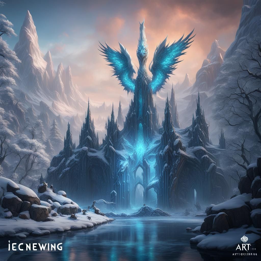 Icedragon Wing Fantasy Concept Art