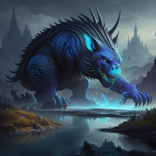 Beautiful Animals in Detailed Matte Painting