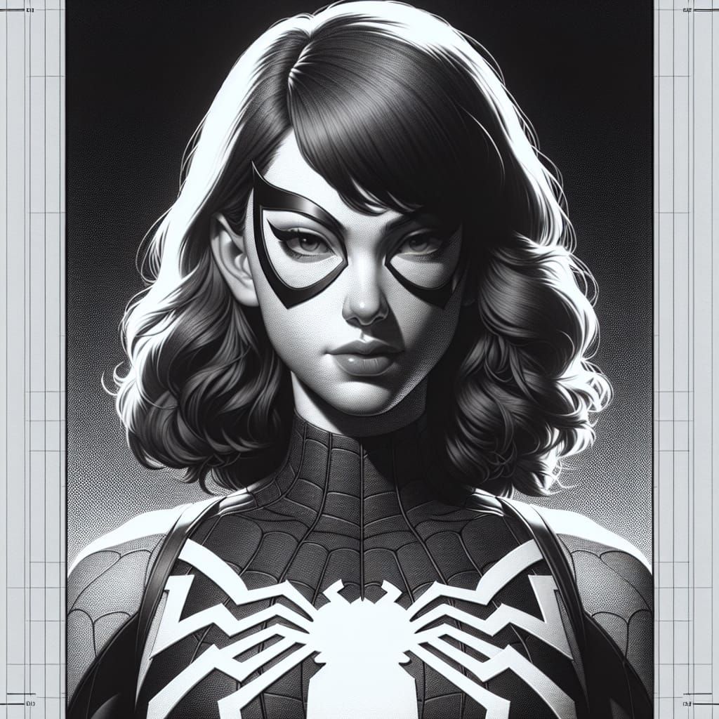 Film noir spider woman