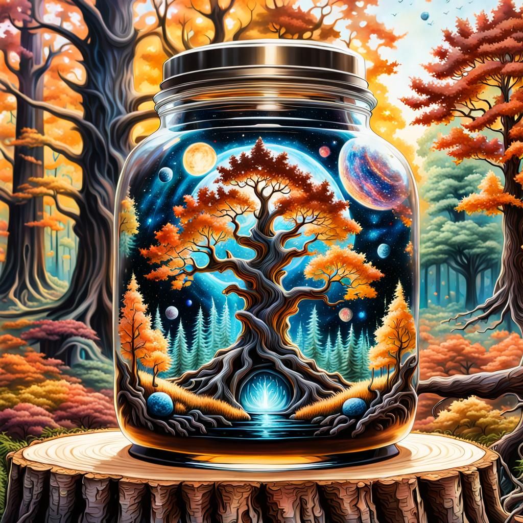 Universe in a Jar: Hyperdetailed Sci-Fi Fantasy