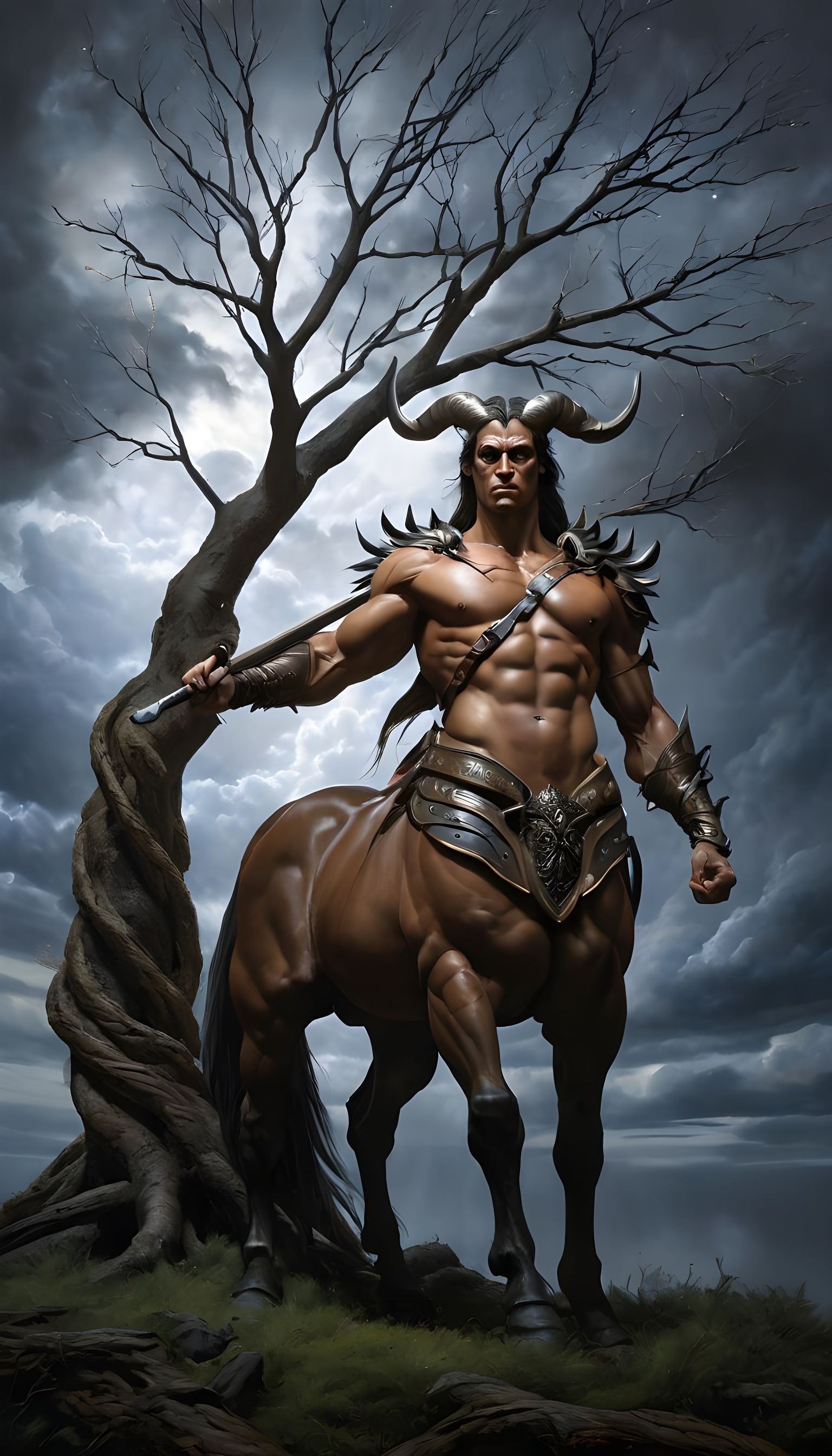 Bull-horned Cyprian Centaur ...