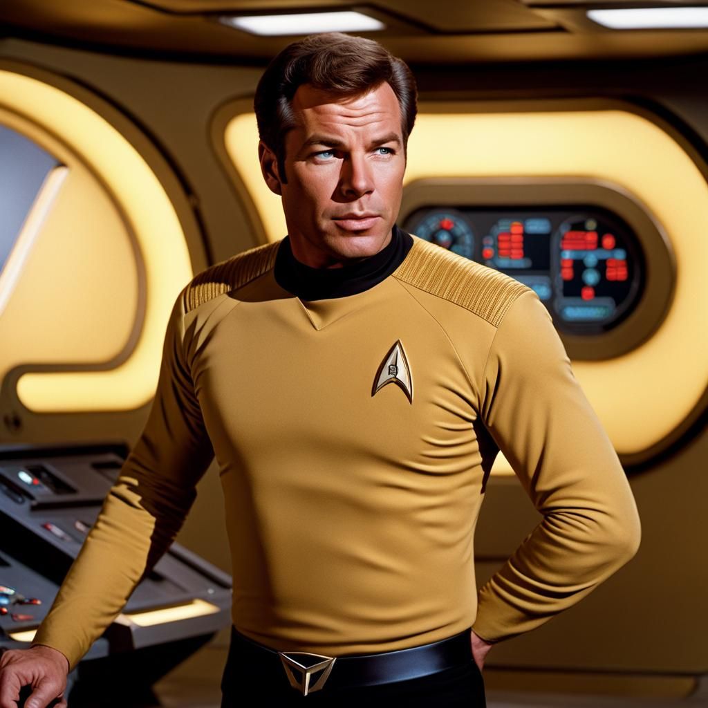James T. Kirk Portrait from Star Trek: The Original Series