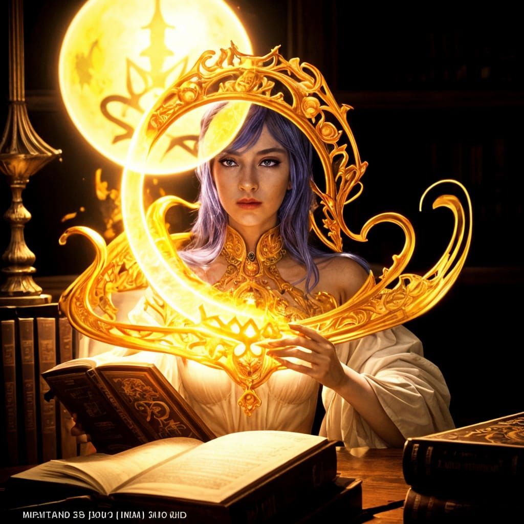 Dreamlike Infinite Library in Surrealist Style