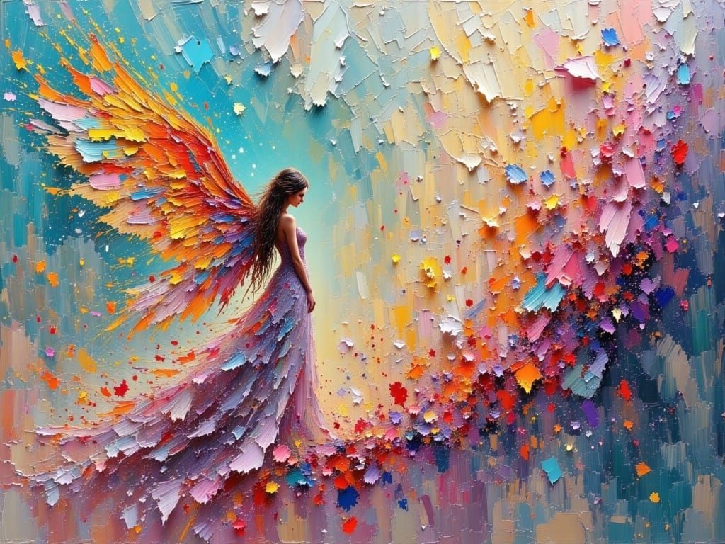 Artist's Soul: A Hyperdetailed Oil Painting