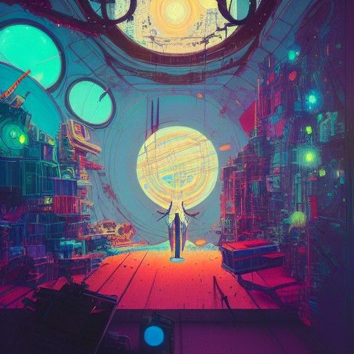 Horrifying Bright Space: Hyperdetailed Matte Photography