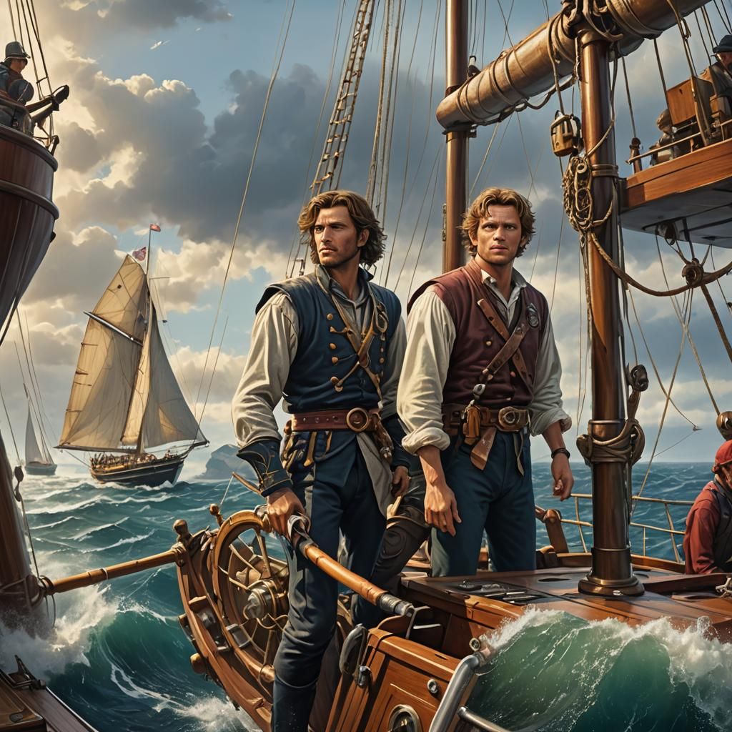 Ocean Sailing: Master and Apprentice in Action Painting