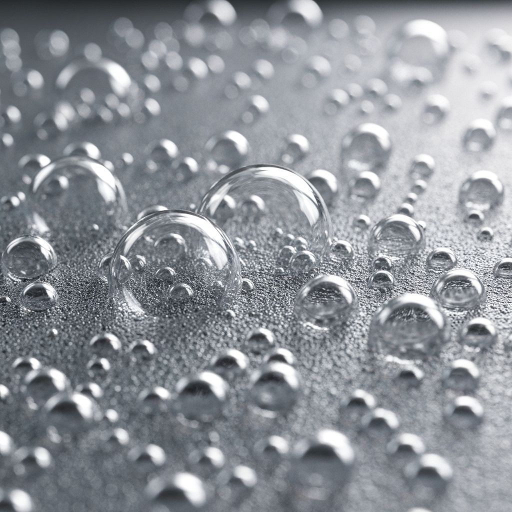 Shiny Soap Bubbles in Slimy Silver Soup