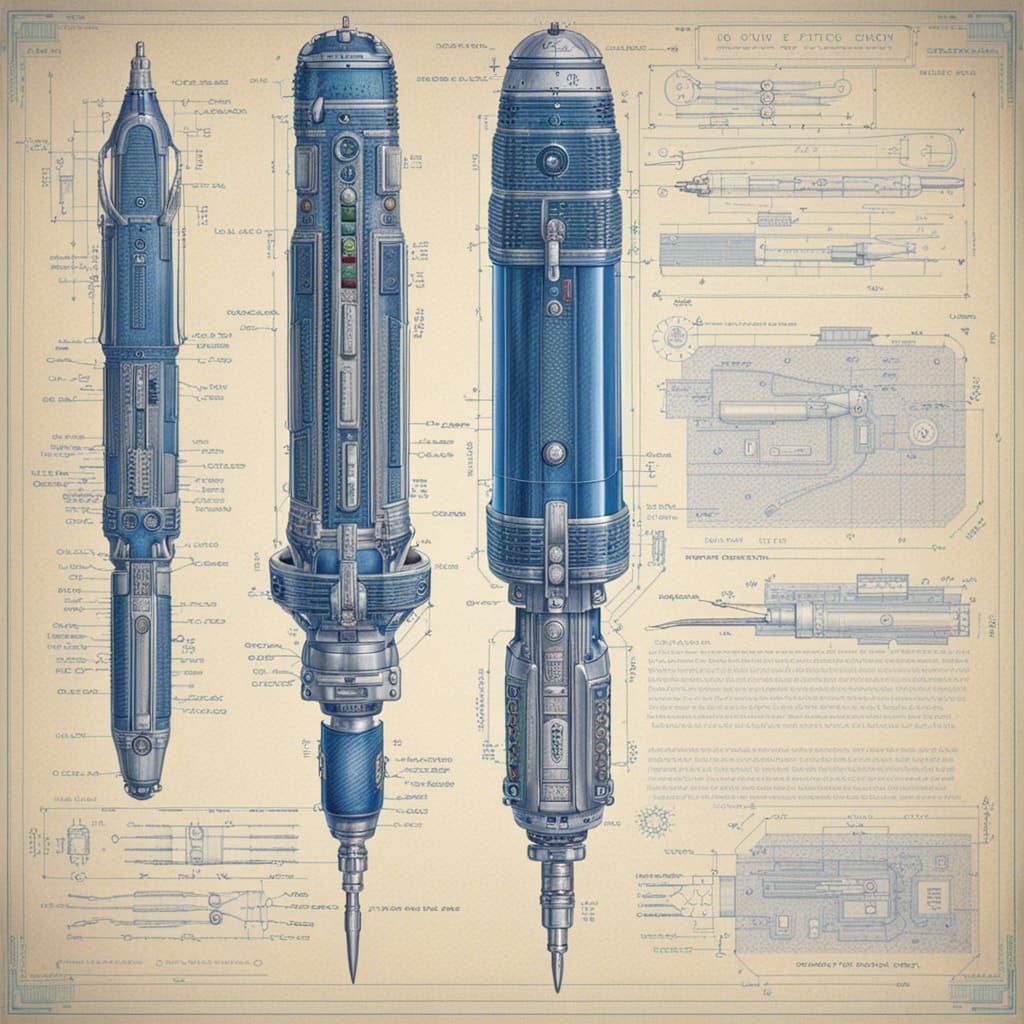 14th Doctor's Sonic Screwdriver Schematics