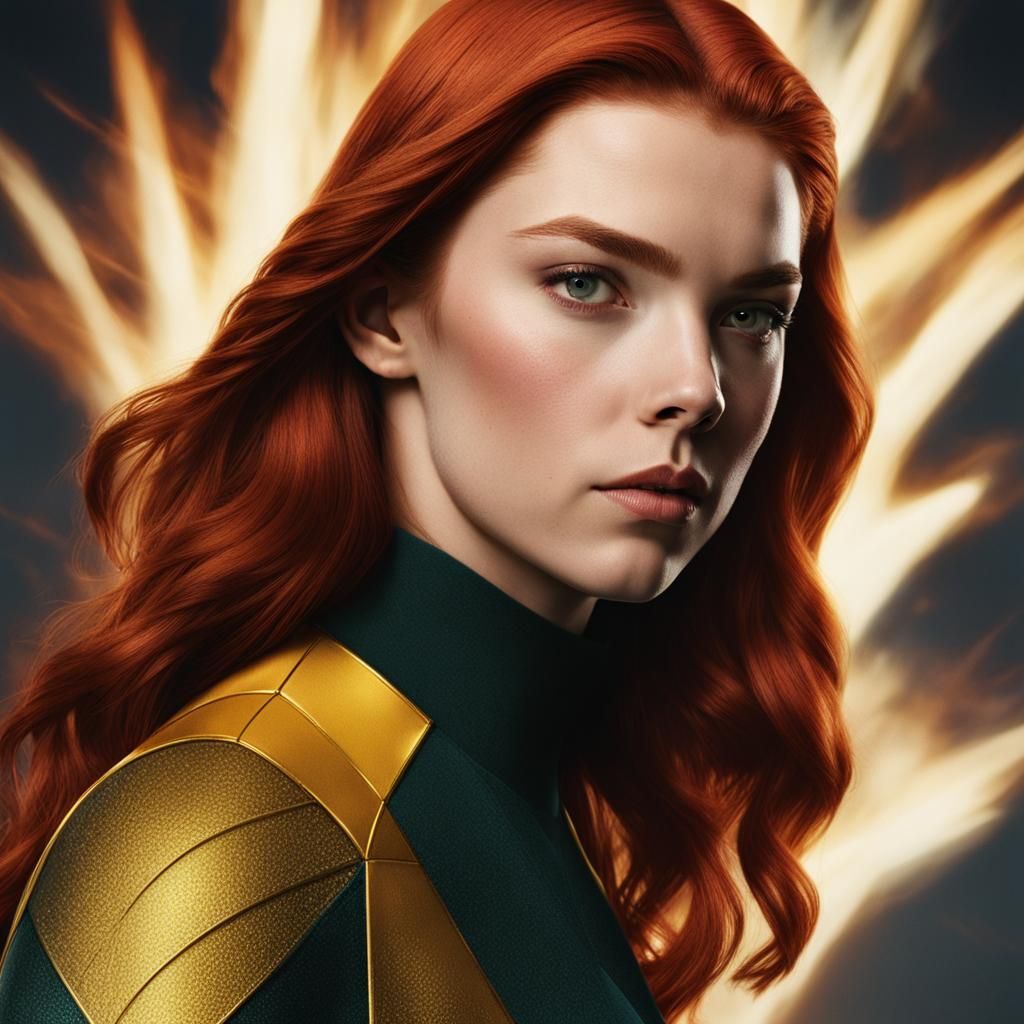 Anya Taylor-Joy as Dark Phoenix: Professional Portrait