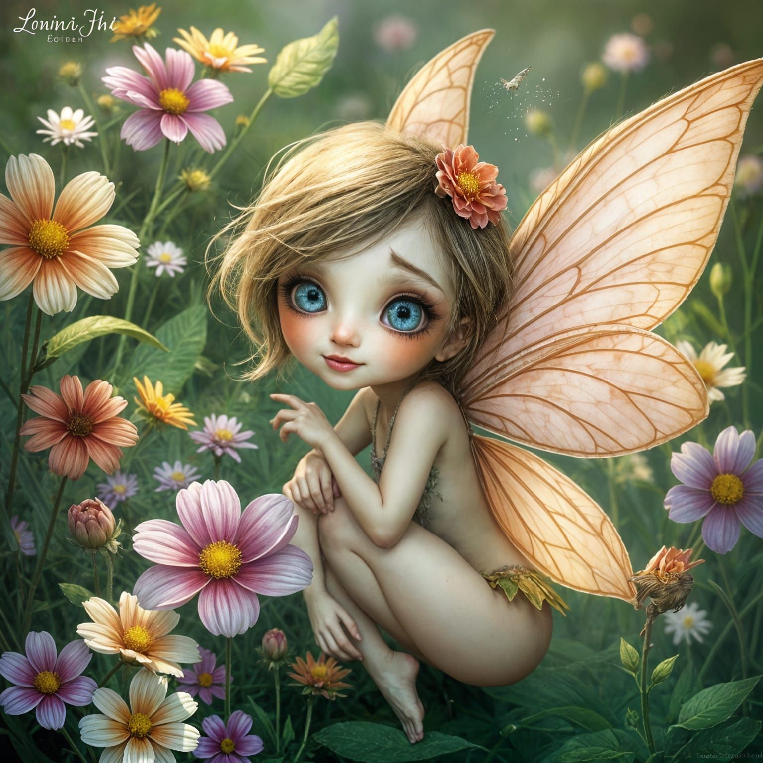 Whimsical Fairy Portrait