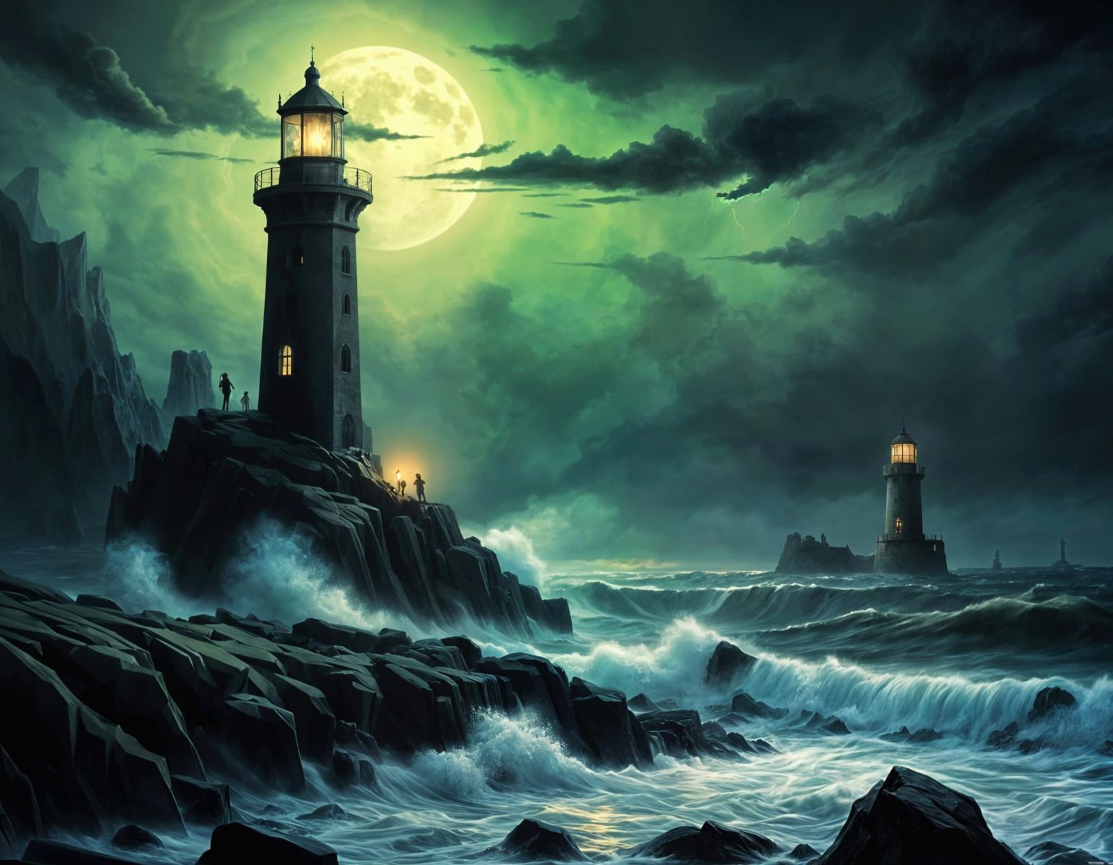 Gothic Lighthouse: The Candle of the Drowned