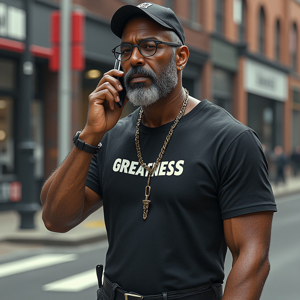 Distinguished African American Gentleman on the Street